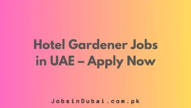 Hotel Gardener Jobs in UAE