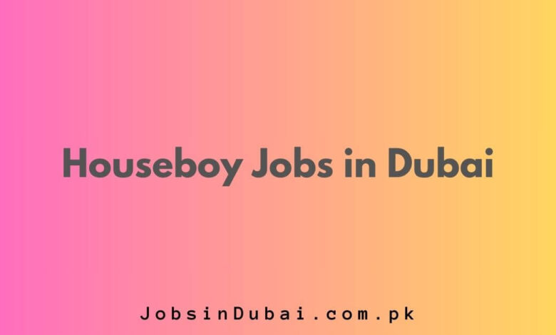 Houseboy Jobs in Dubai