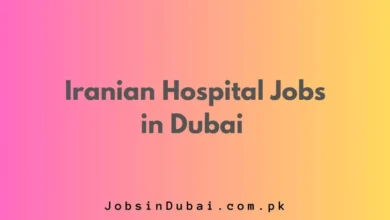 Iranian Hospital Jobs in Dubai