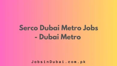 Serco Dubai Metro Jobs