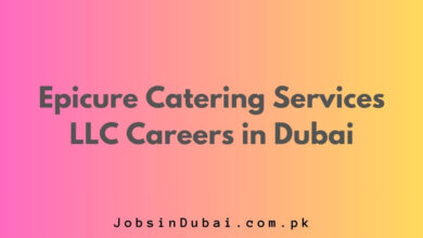 Epicure Catering Services LLC Careers in Dubai