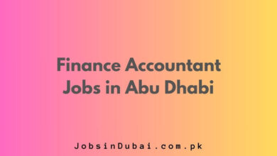 Finance Accountant Jobs in Abu Dhabi