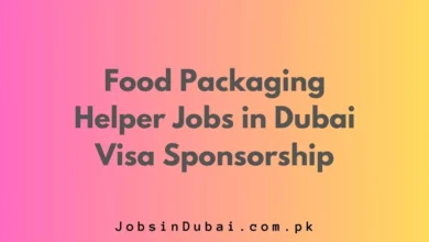 Food Packaging Helper Jobs in Dubai