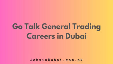 Go Talk General Trading Careers in Dubai