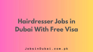 Hairdresser Jobs in Dubai With Free Visa