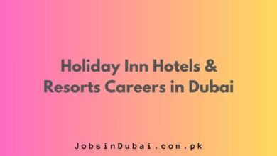 Holiday Inn Hotels & Resorts Careers in Dubai