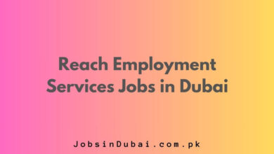 Reach Employment Services Jobs in Dubai