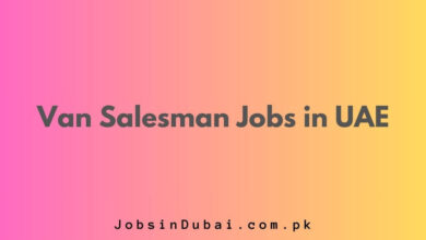 Van Salesman Jobs in UAE