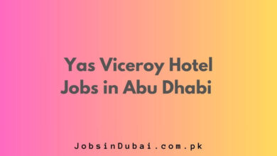 Yas Viceroy Hotel Jobs in Abu Dhabi