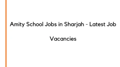 Amity School Jobs in Sharjah