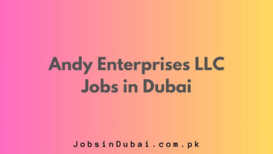 Andy Enterprises LLC Jobs in Dubai