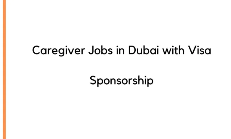 Caregiver Jobs in Dubai