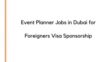 Event Planner Jobs in Dubai