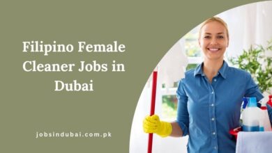 Filipino Female Cleaner Jobs in Dubai