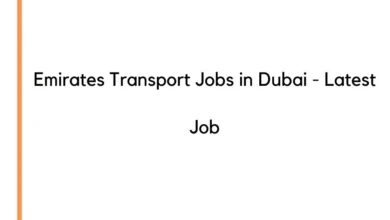 Emirates Transport Jobs in Dubai 