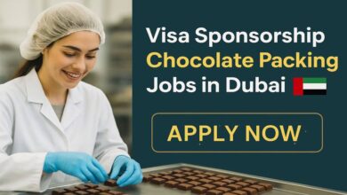 Visa Sponsorship Chocolate Packing Jobs in Dubai